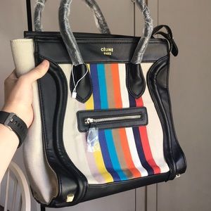 Black rainbow Celine luggage bag 🖤